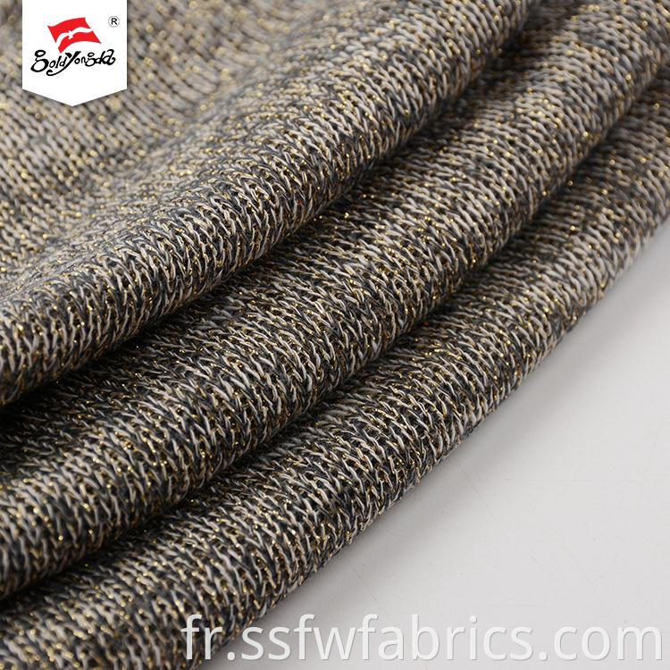 Fancy Design Rib Knit Fabric